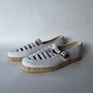 Keds // vintage White Espadrille Flats with Rope Soles size 7.5